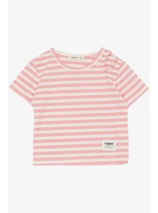 Pink - 150gr - Girls` T-Shirt - Breeze Girls&Boys