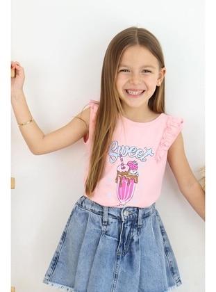 Pink - Girls` T-Shirt - Breeze Girls&Boys