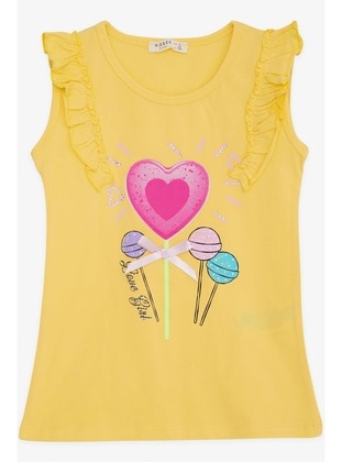 Yellow - Girls` T-Shirt - Breeze Girls&Boys