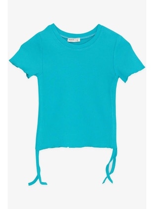 Turquoise - Girls` T-Shirt - Breeze Girls&Boys