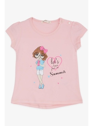 Pink - Girls` T-Shirt - Breeze Girls&Boys