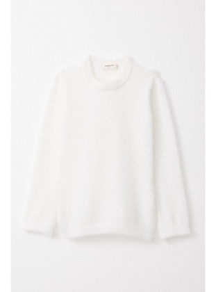 White - 300gr - Girls` Sweatshirt - Breeze Girls&Boys