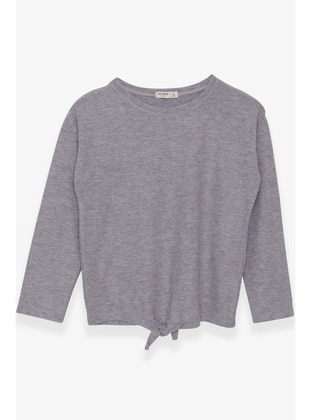 Grey - Girls` Sweatshirt - Breeze Girls&Boys