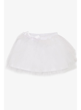 White - 200gr - Girls` Skirt - Breeze Girls&Boys