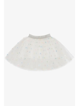 White - 200gr - Girls` Skirt - Breeze Girls&Boys