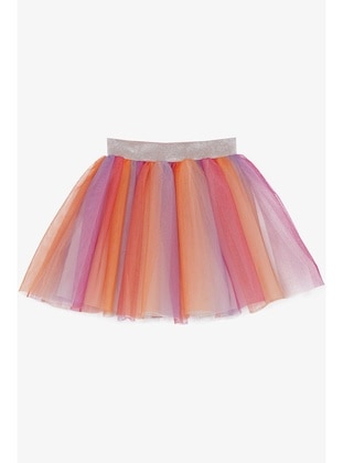 Multi Color - 200gr - Girls` Skirt - Breeze Girls&Boys