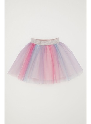 Multi Color - 200gr - Girls` Skirt - Breeze Girls&Boys