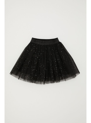 Black - 200gr - Girls` Skirt - Breeze Girls&Boys