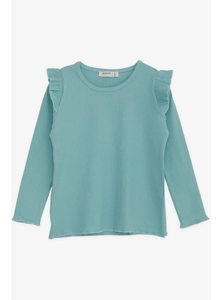 Sea Green - Girls` Tops - Breeze Girls&Boys