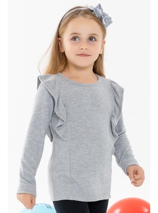 Grey - Girls` Tops - Breeze Girls&Boys