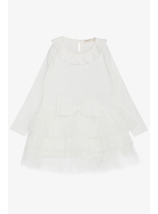 White - 150gr - Baby Dress - Breeze Girls&Boys