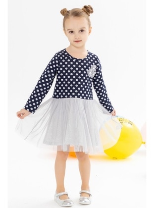 Navy Blue - 150gr - Baby Dress - Breeze Girls&Boys