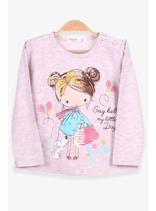 Beige - Girls` T-Shirt - Breeze Girls&Boys