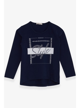 Navy Blue - Girls` Tops - Breeze Girls&Boys