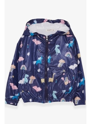 Navy Blue - Girls` Coat - Breeze Girls&Boys