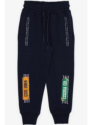 Navy Blue - Boys` Sweatpants - Breeze Girls&Boys