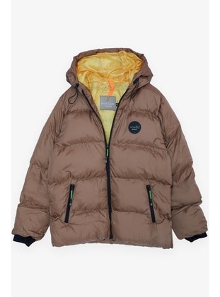 Brown - Boys` Coat - Escabel