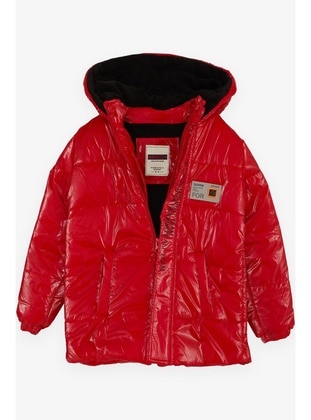 Red - Boys` Coat - Vivline