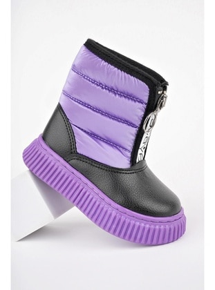 Purple - Kids Booties - Muggo