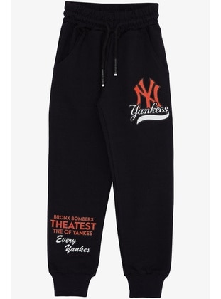 Navy Blue - Boys` Sweatpants - Vivline