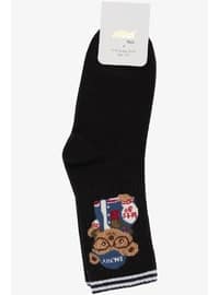 Black - 100gr - Girls` Socks