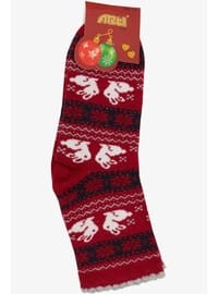 Red - 100gr - Girls` Socks