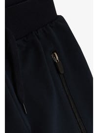 Navy Blue - 350gr - Boys` Sweatpants