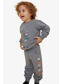 Dark Gray - 600gr - Boys` Suit