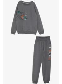 Dark Gray - 600gr - Boys` Suit