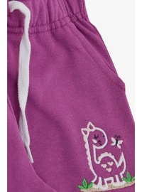 Violet - 350gr - Girls` Sweatpants