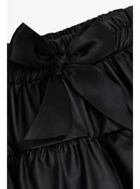 Black - 200gr - Girls` Skirt