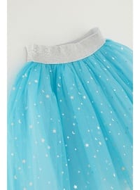 Blue - 200gr - Girls` Skirt