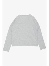 Light Gray - 250gr - Girls` Tops