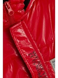 Red - Boys` Coat