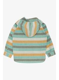 Sea Green - 250gr - Boys` Shirt