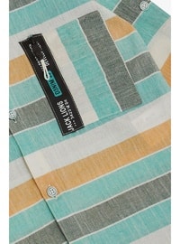 Sea Green - 250gr - Boys` Shirt