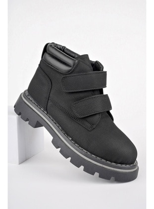 Black - Boot - Kids Booties - Muggo