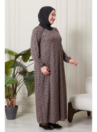 Brown - Modest Dress