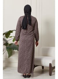 Brown - Modest Dress