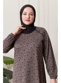 Brown - Modest Dress