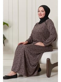 Brown - Modest Dress