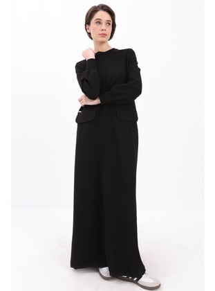 Black - Modest Dress - ALLDAY