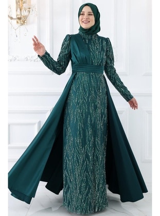 Emerald - Modest Evening Dress - Amine Hüma