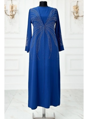 Indigo - Modest Evening Dress - Amine Hüma