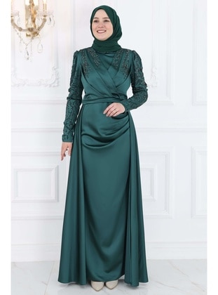 Emerald - Modest Evening Dress - Amine Hüma