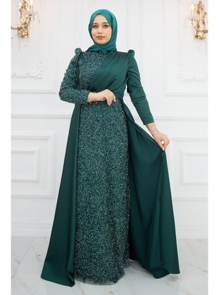 Emerald - Modest Evening Dress - Amine Hüma