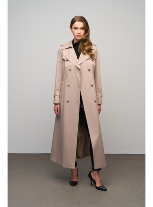 Stone Color - Trench Coat - Olcay