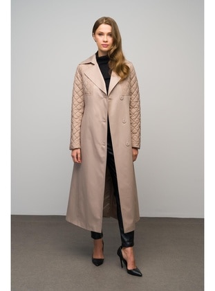 Stone Color - Trench Coat - Olcay