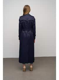 Navy Blue - Trench Coat