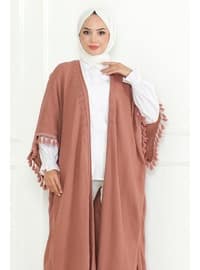 Dusty Rose - Knit Poncho